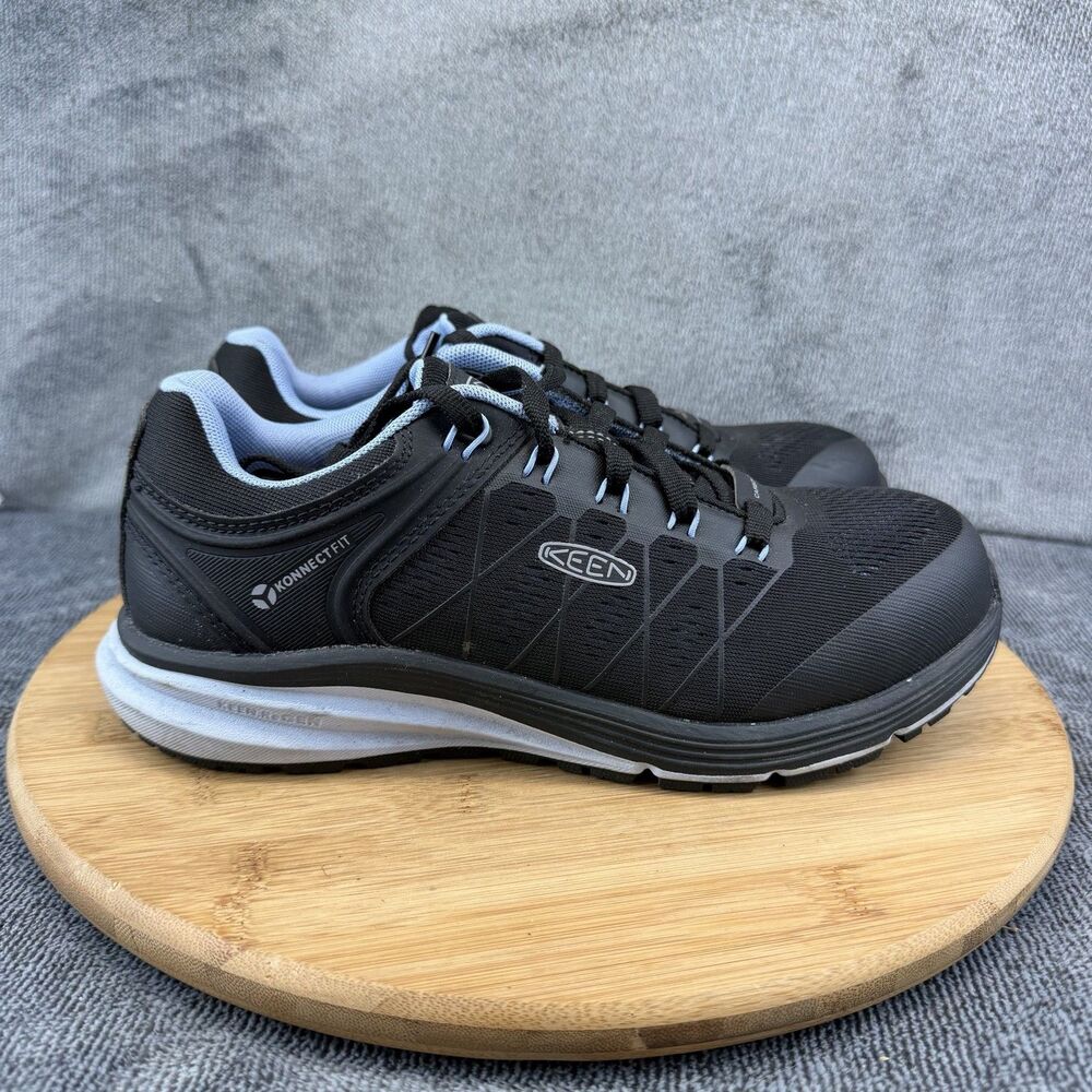 Keen Utility Carbon Toe ESD Shoes Womens Size 8 Black Sneakers Slip Resistant